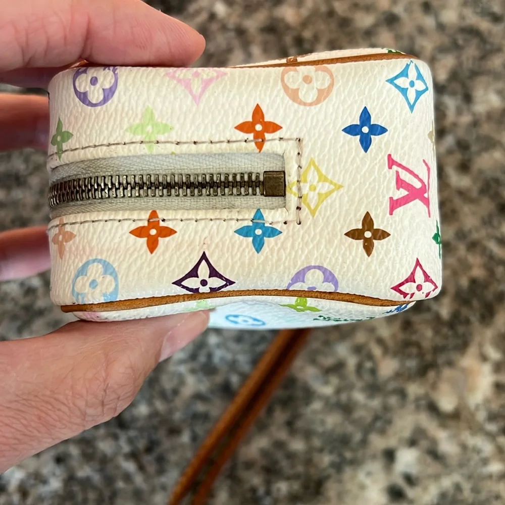 Louis Vuitton x Takashi Monogram Multicolor Wapity Pouch Wristlet